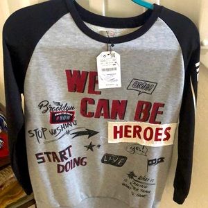 Zara boys or girls sweatshirt. Size 13-14